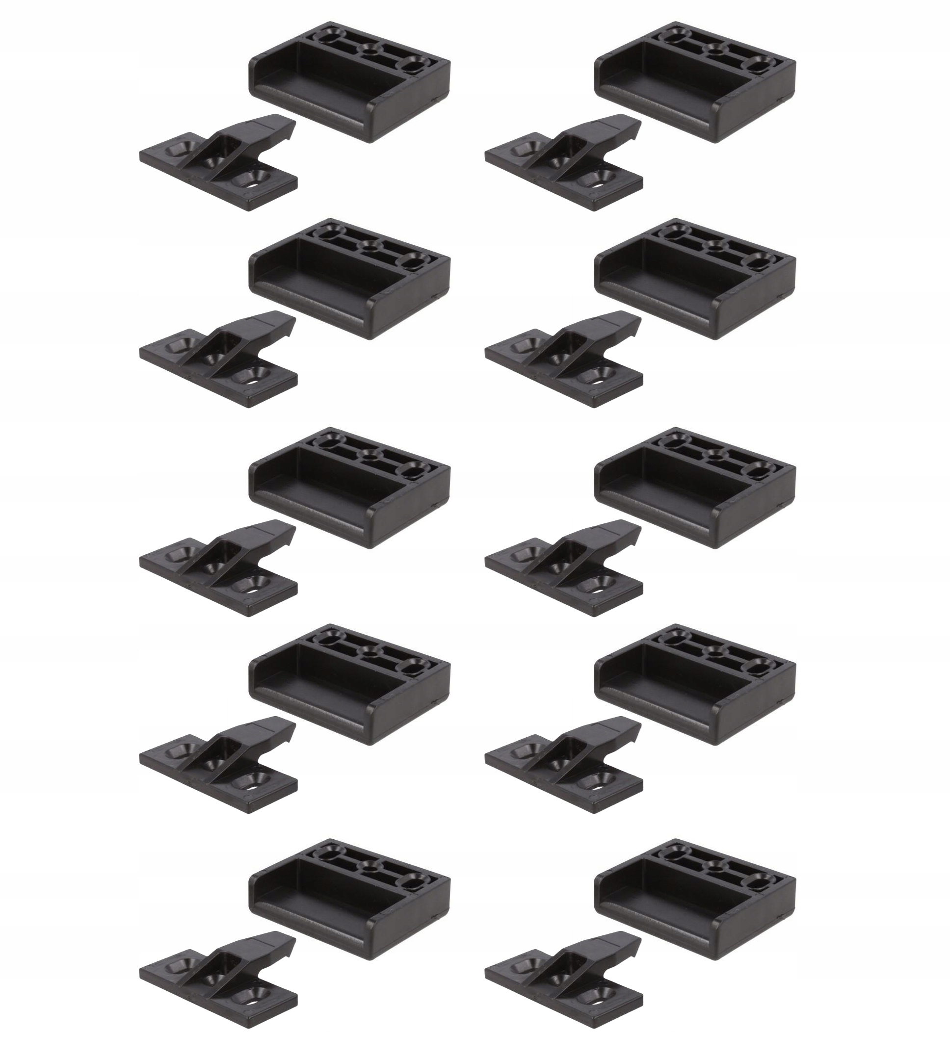 Łącznik paneli ściennych mocowanie płyt regulowane CLIFF 10 kompletów