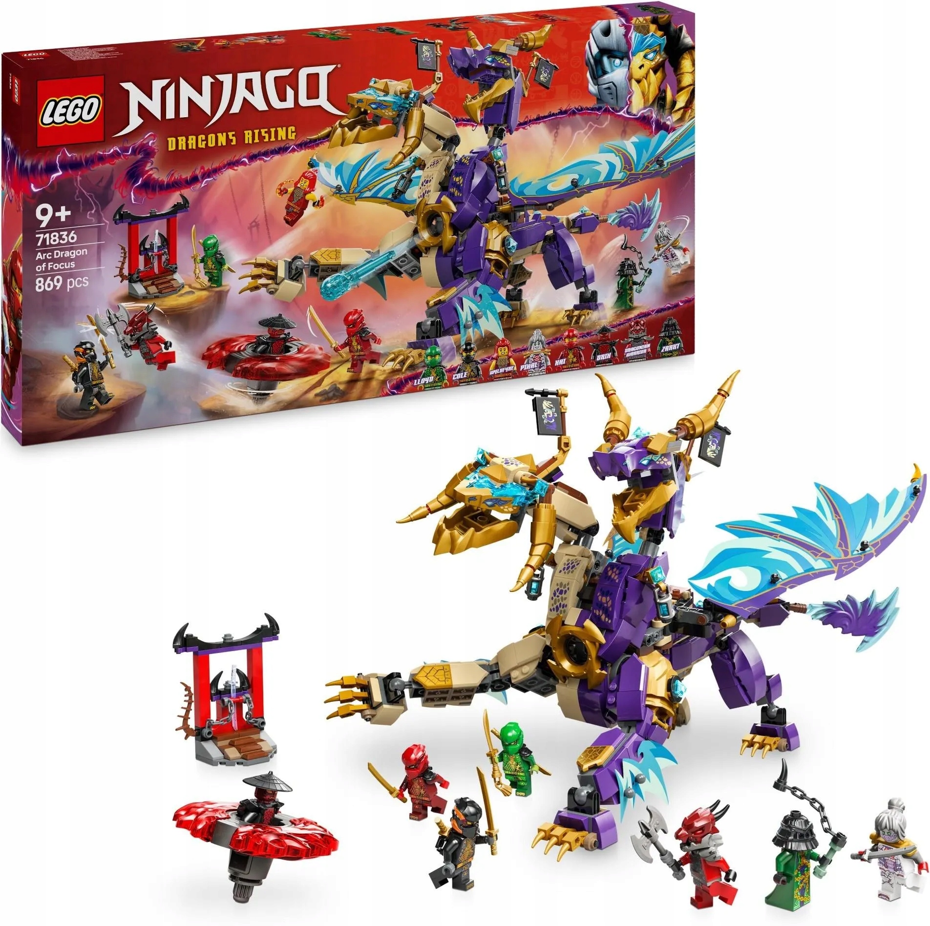 stavebnice Lego Ninjago 71836 Arcismok soustředění