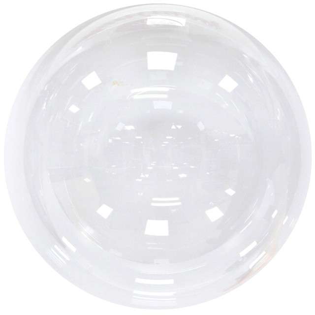 BALON kryształowy TRANSPARENTNY kula GŁADKA 24 cale