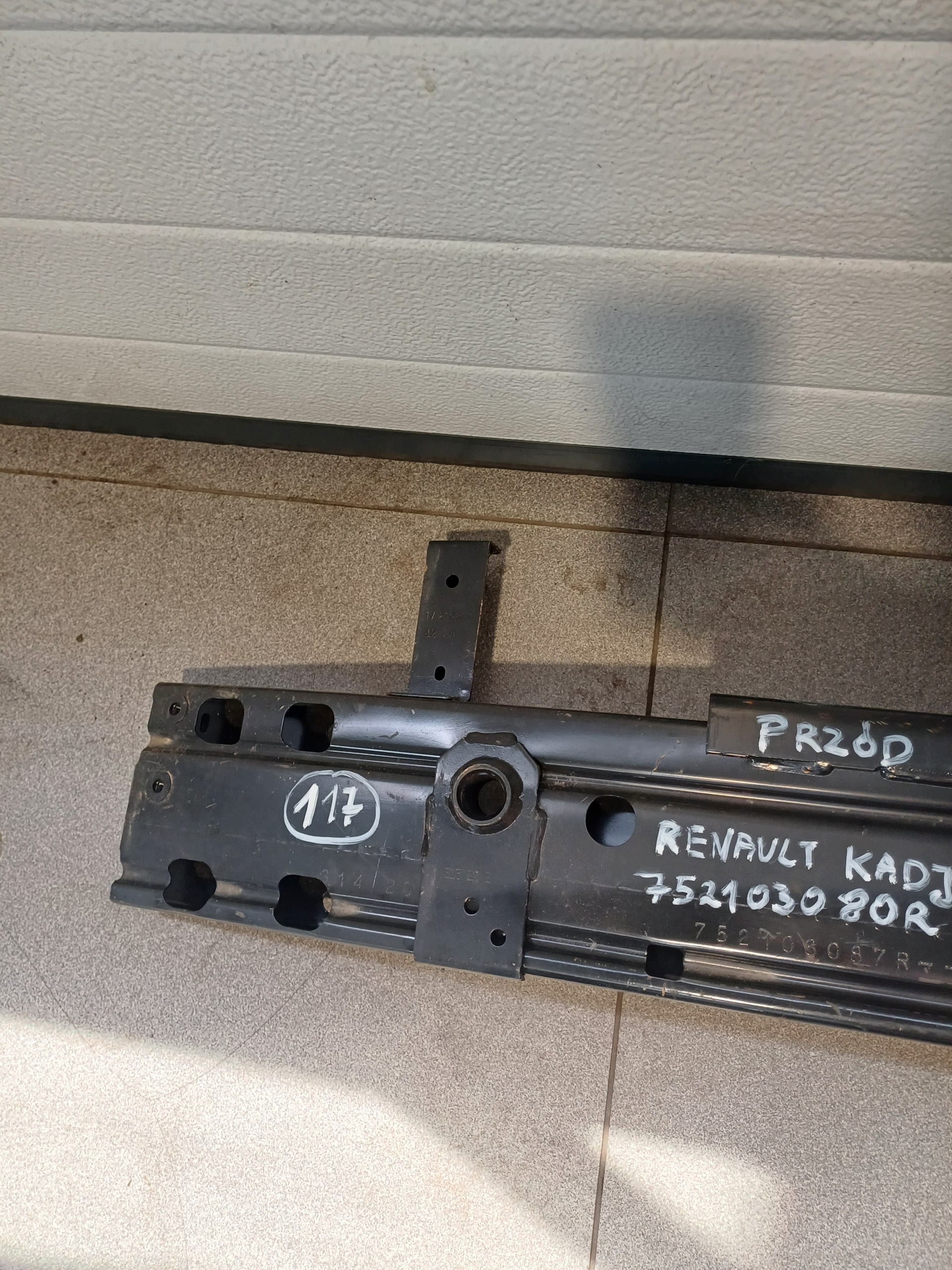 bumper support front front RENAULT KADJAR 752103080R