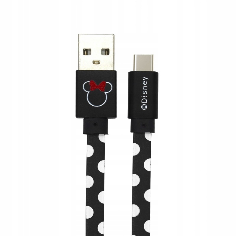 

Kabel Usb Dinsey Minnie Kropki Type-C Czarny