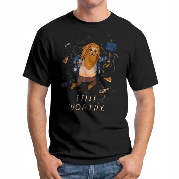 

Koszulka T-Shirt Still Worthy Fat Thor 2XL