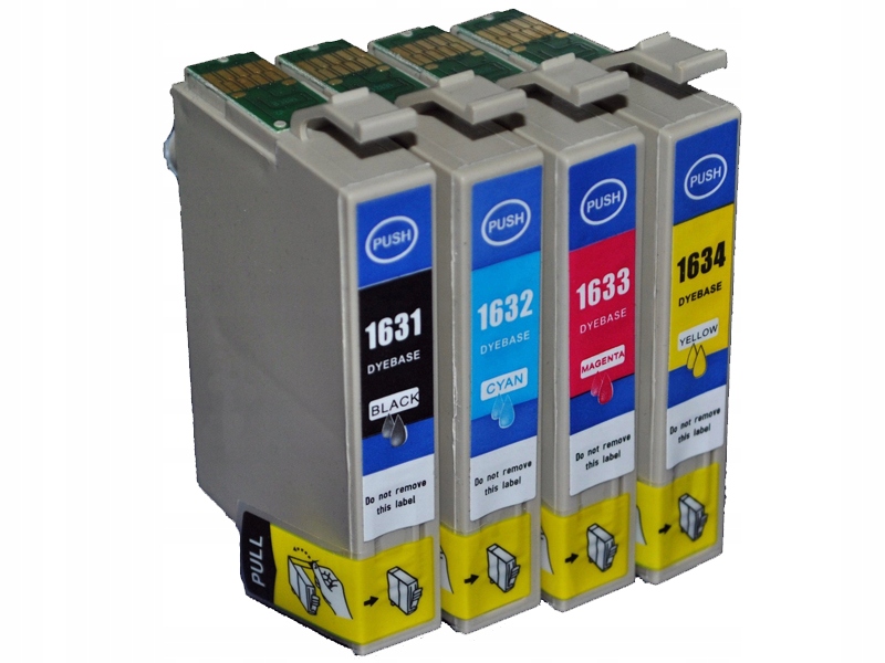 

4x Epson 16XL T1631 T1632 T1633 T1644 WF2010w 2510
