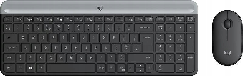 Zestaw klawiatura i mysz Logitech 920-009196 czarne