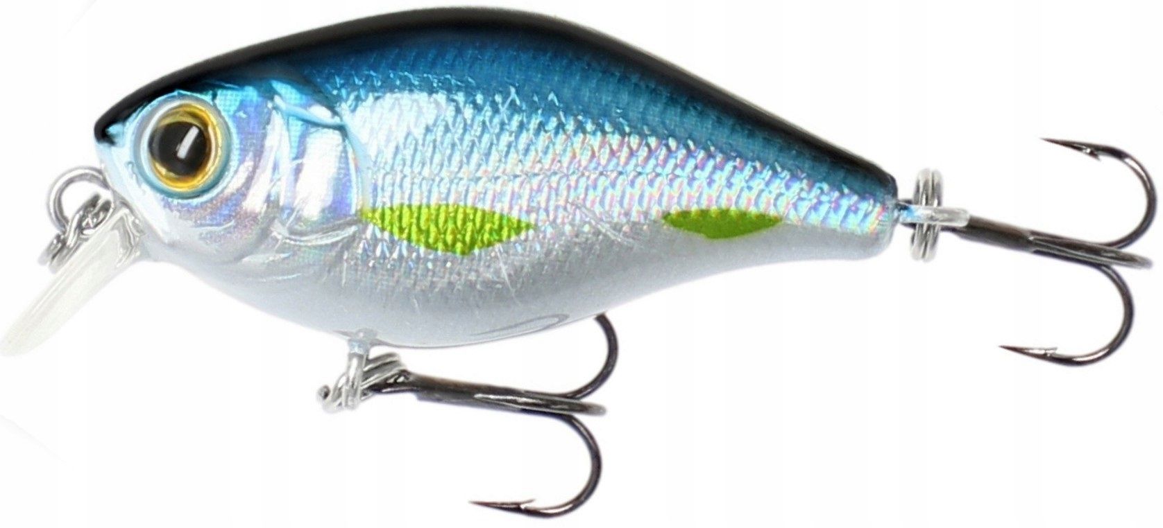 Wobler Mikado Fishunter Bold Head 4cm Bb Pływający