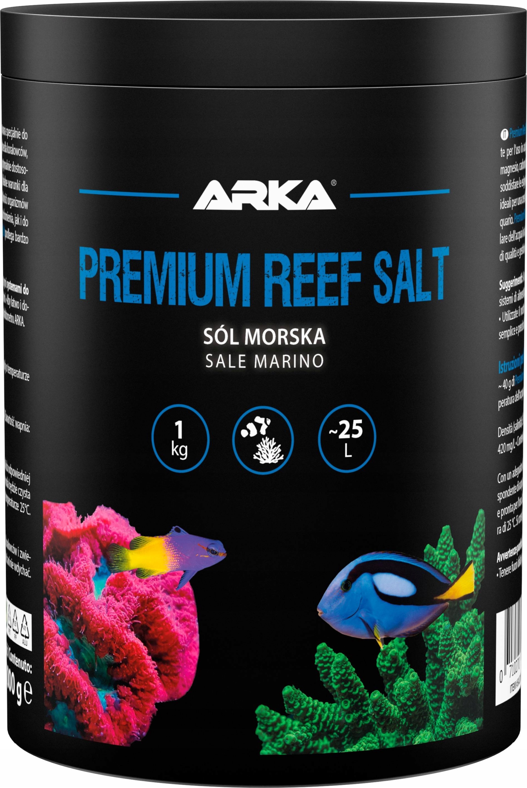 Mořská Sůl Do Mořského Akvária Premium Reef Salt, Hmotnost 1 Kg, 1 Ks