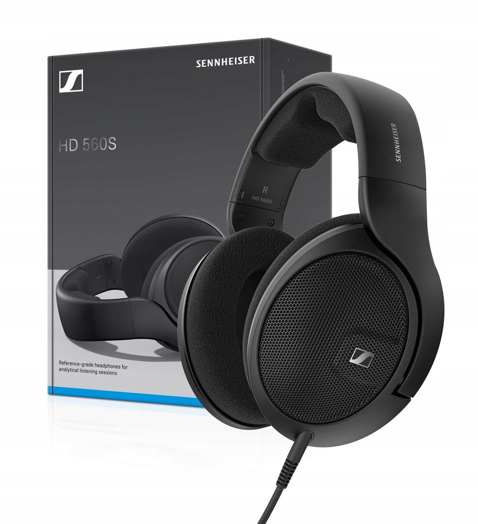 Sluchátka Sennheiser Hd 560s 120 Ohm 110 dB 6-38000 Hz Adaptér 6.3 mm
