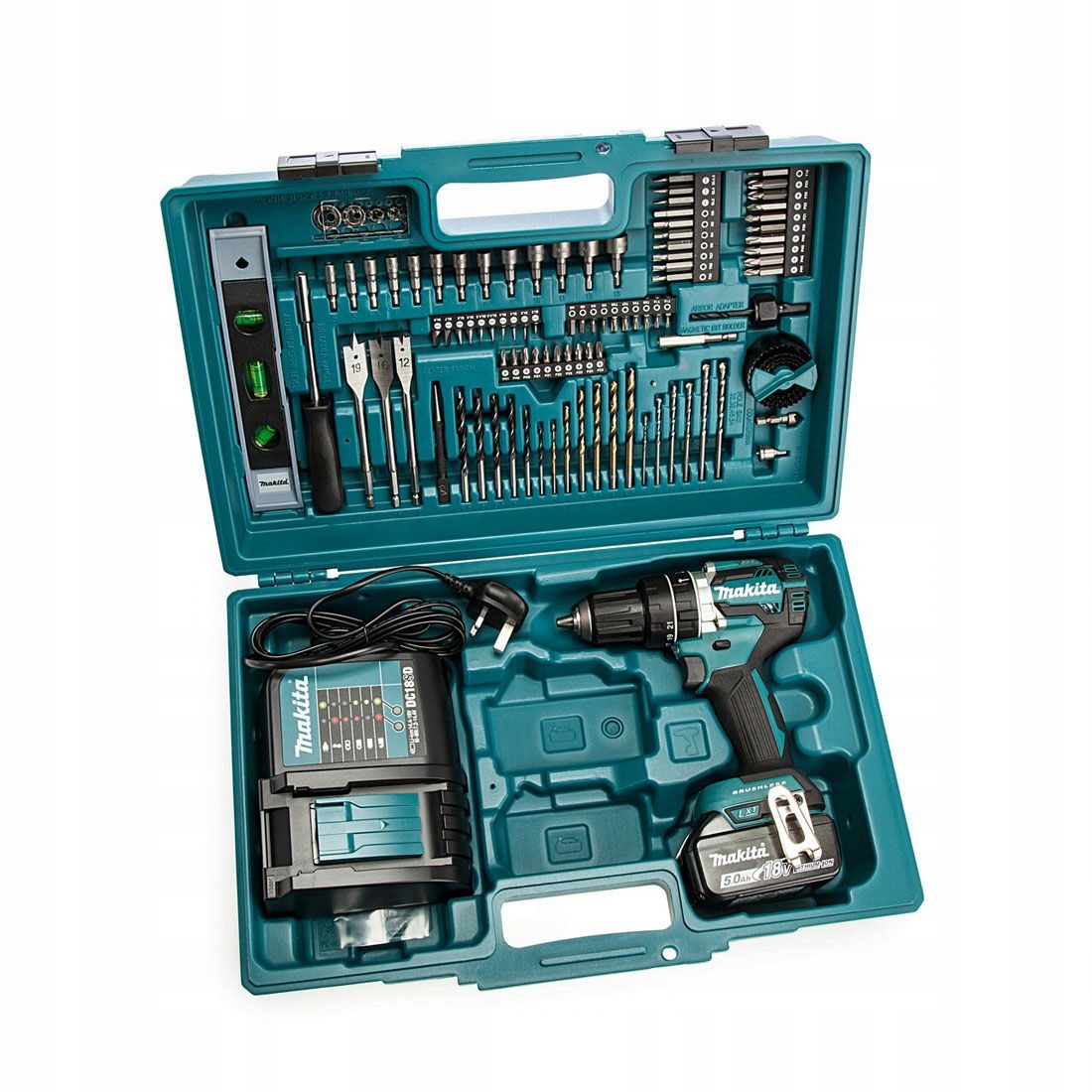 Wkrętarka Makita DHP484 18V 5Ah Akcesoria 101el.