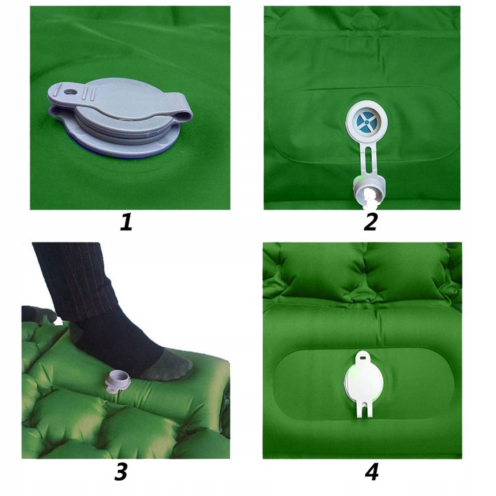 Nadmuchiwana Mata Kempingowa z Wyciskaniem Stóp Kod producenta 32453243242