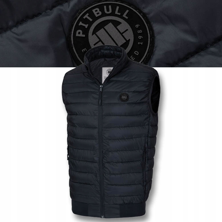 Męski Bezrękawnik Przejściowy Pikowany Pitbull Lancaster Pikowana Kamizelka