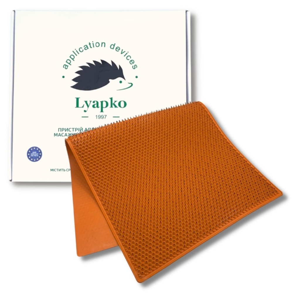 Aplikator Lyapko Mata z igłami Max 6,2 |4538 igieł|POMARAŃCZOWA|BEZNIKLOWA