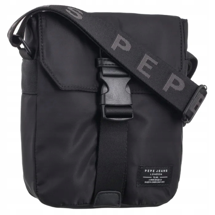 Dámská taška přes rameno – reporterka Pepe Jeans Gus Black PM0300012 Černá