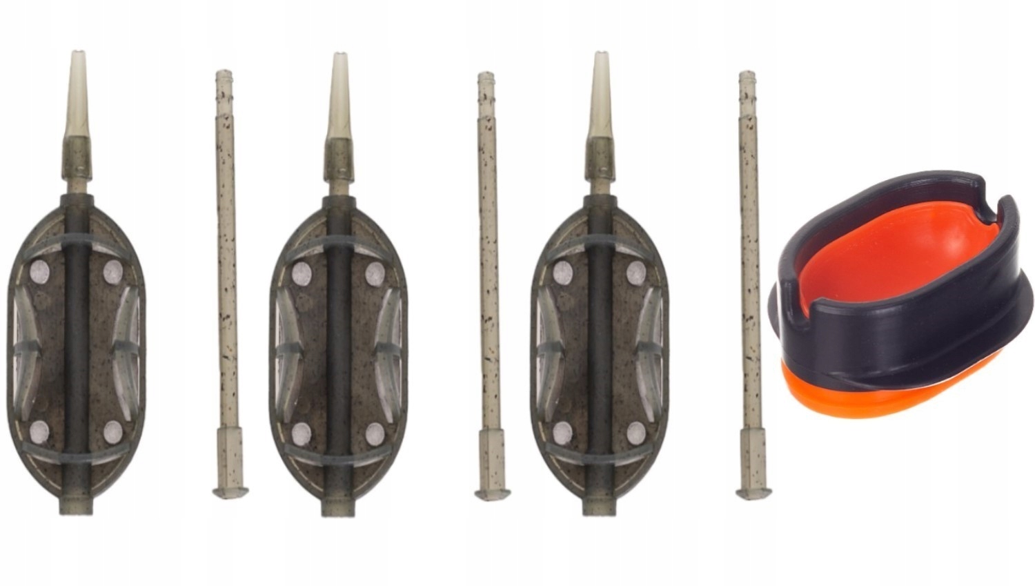 Zestaw 3X Koszyk Podajnik Z Lotką Do Method Feeder AK-EF30 30G Foremka