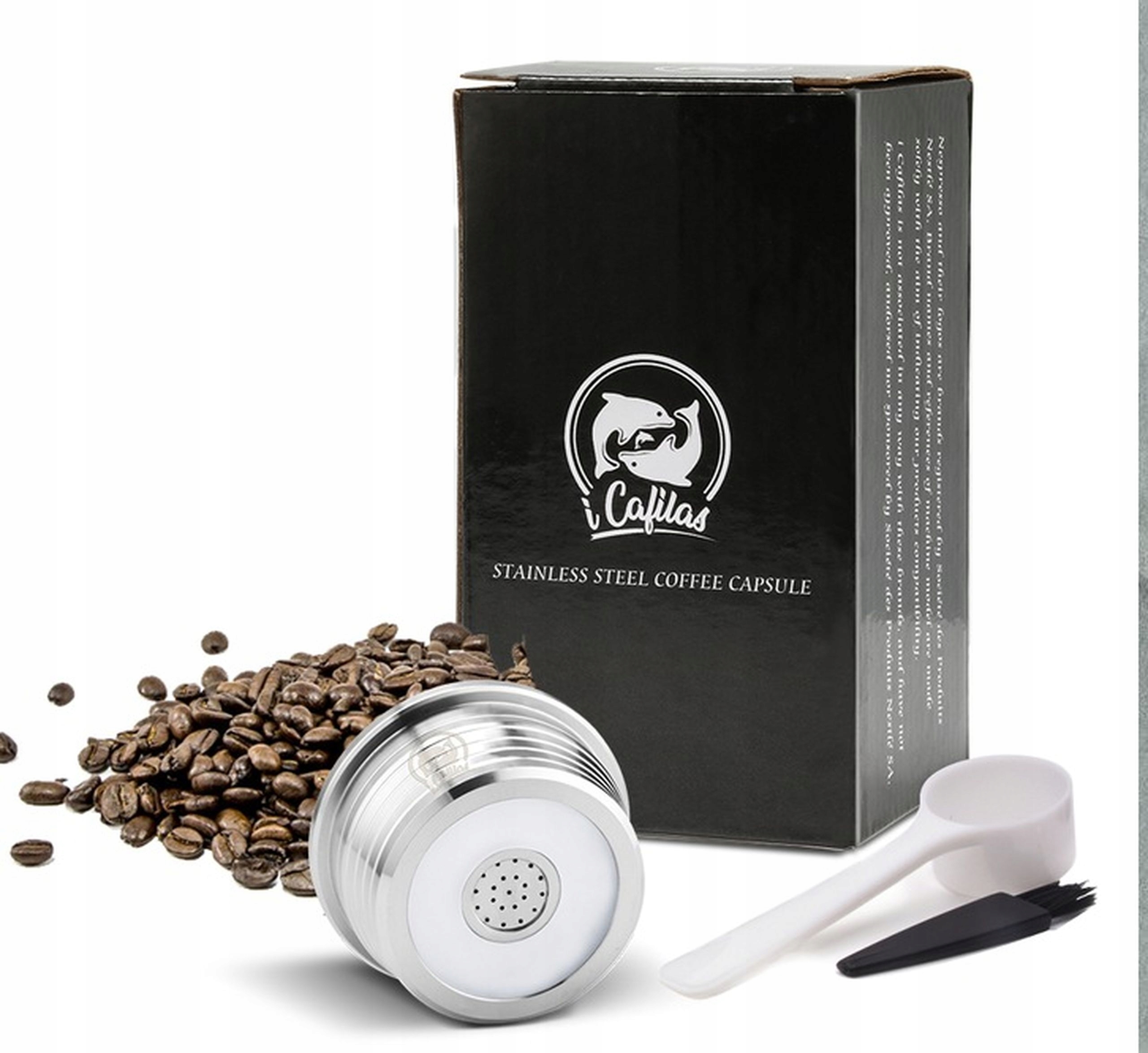 Kapsle pro Delta Q Cafissimo Opakovaně použitelné Opakovaně Použitelné Ocel