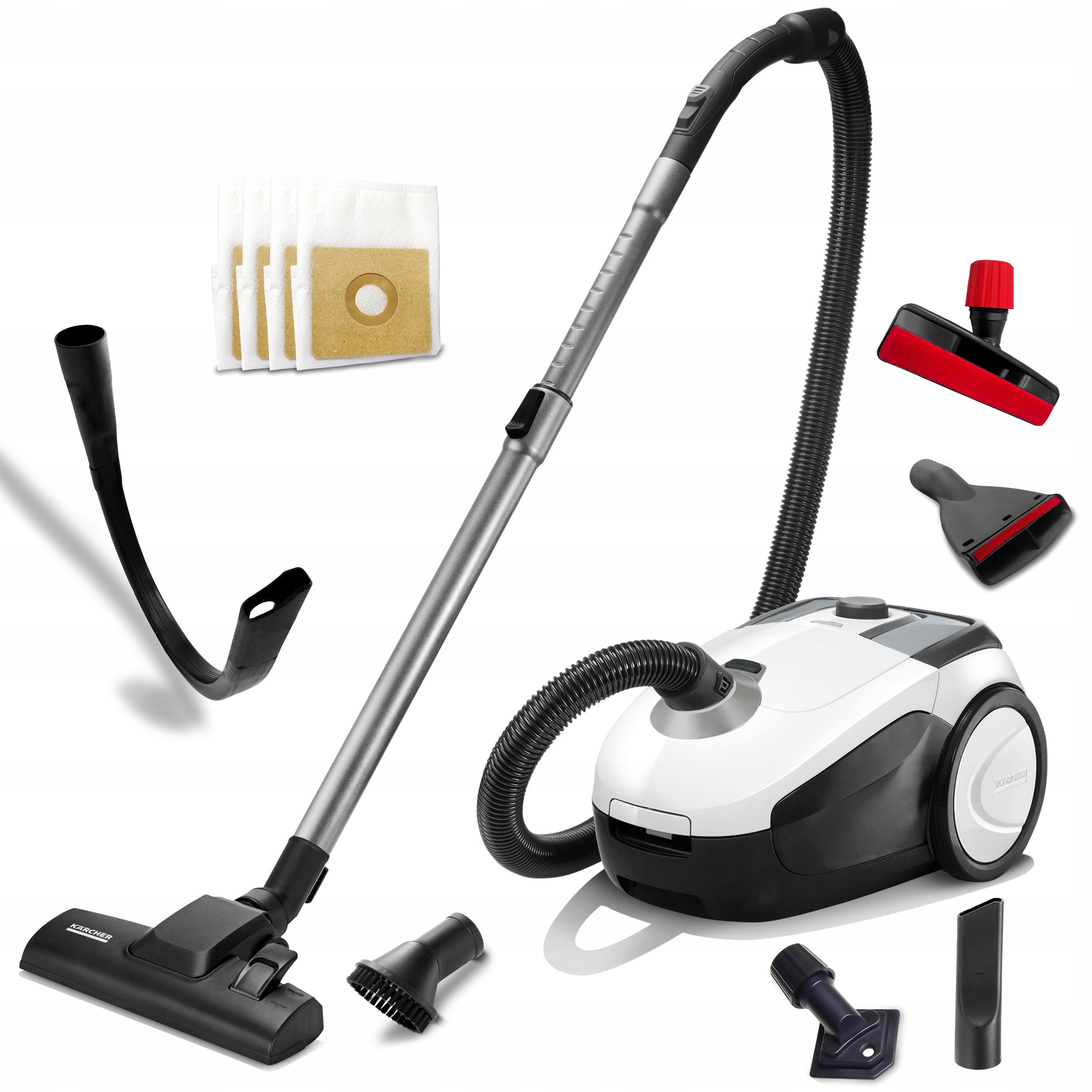 Karcher VC 2 Vysavač Domácí Hubice Filtr Hepa Sada Hubic Gigant