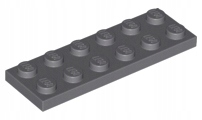 

Lego 3795 płytka 2x6 c. szary Dbg 10 szt Nowy