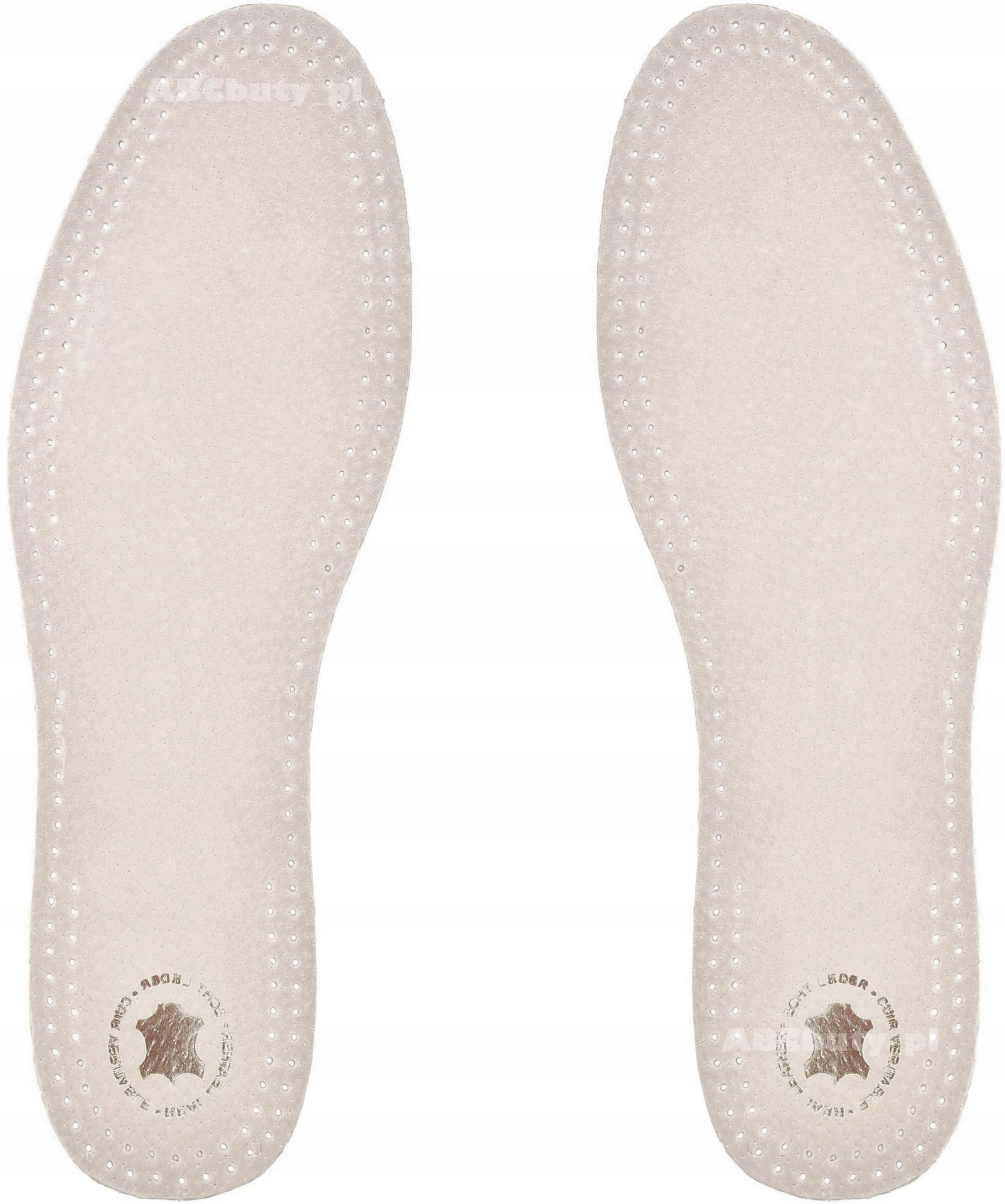 G10-73 WKLEJANE WKŁADKI DO BUTÓW SKÓRA NATURALN 43