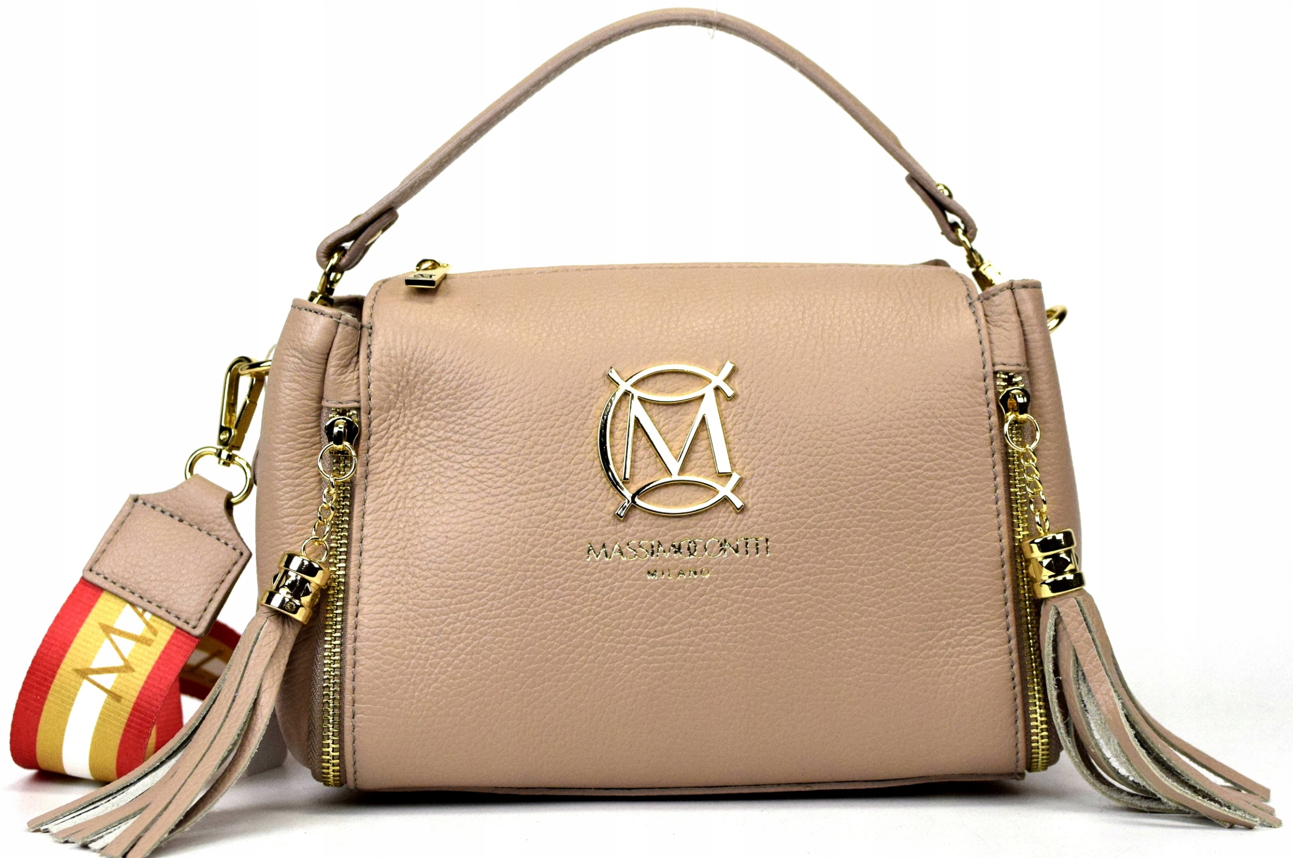 

Listonoszka Kuferek Skóra Nat Massimo Różowa 783K