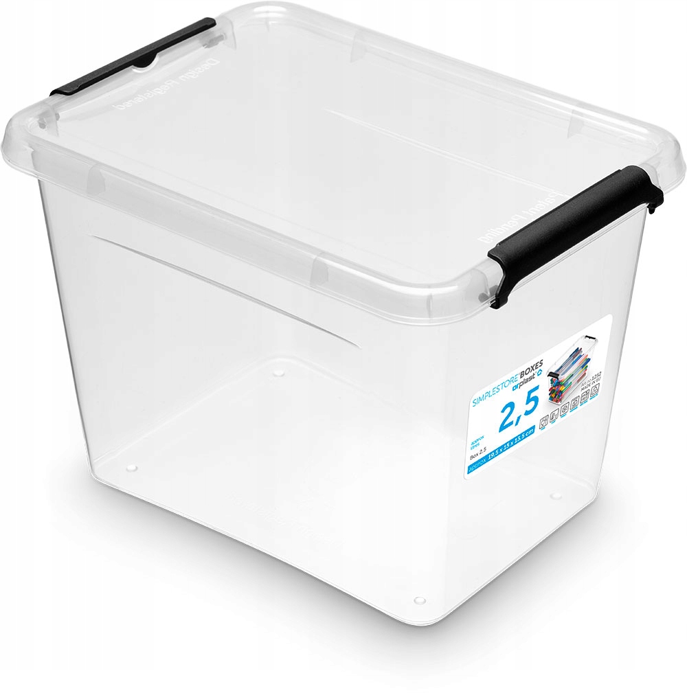 

Organizer box plastikowy pojemnik pudło 2,5l