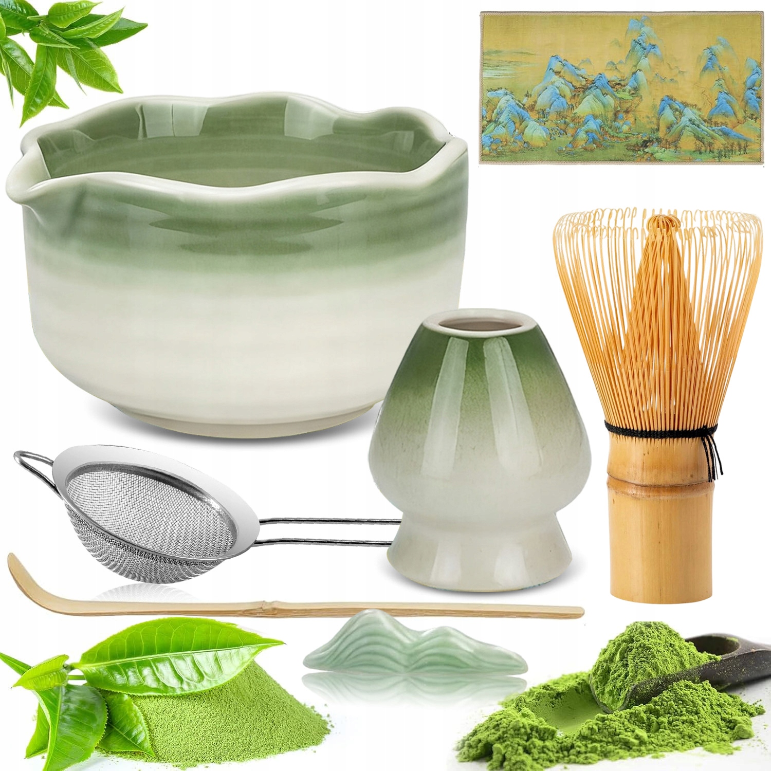 Levně Bambusové Lžičky Na Čaj, Příslušenství K Matcha, 7DÍLNÁ Sada