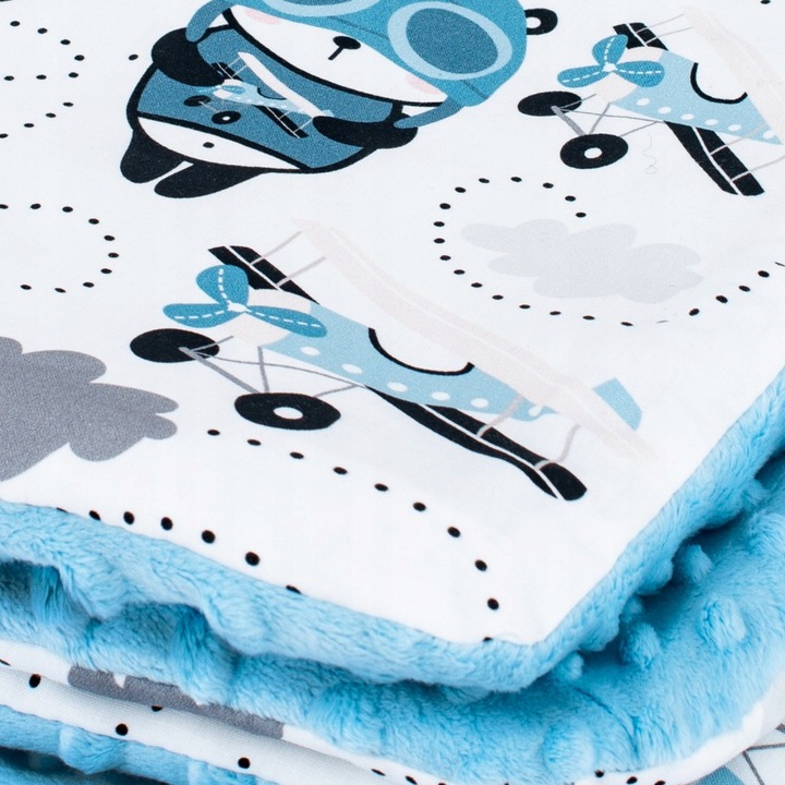 BONJOUR CHERIE KOCYK BAWEŁNIANY MINKY 75X100CM Kod producenta kocyk_sredniaka_45