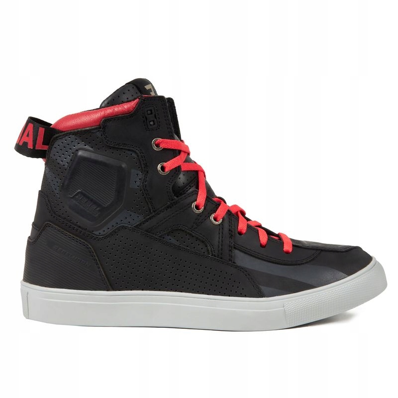 BUTY SKÓRZANE REBELHORN VANDAL BLACK/RED 46