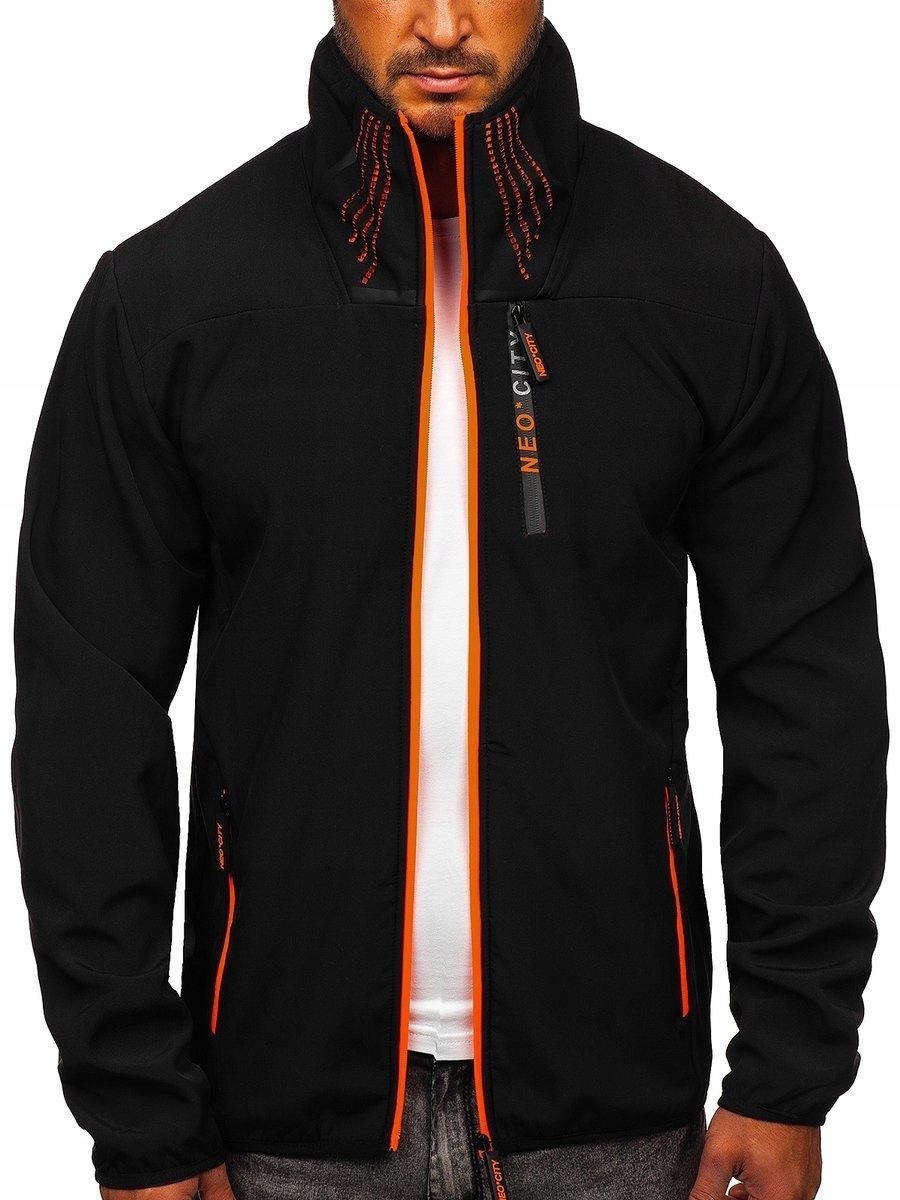 

Kurtka Męska Softshell Czarna KS2185 Denley_l