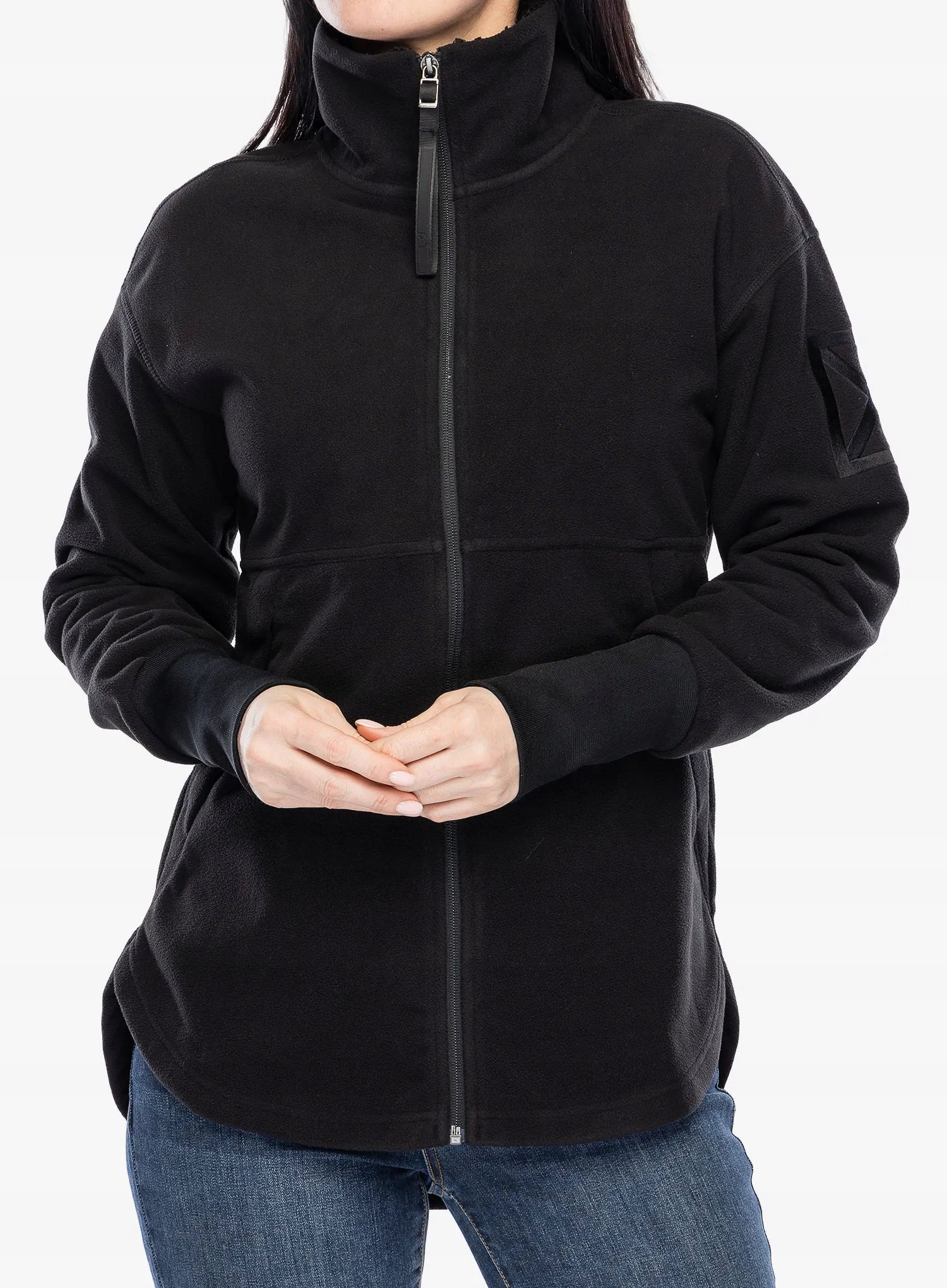 Rozepínací mikina dámská Didriksons Ronja Fullzip černá 36 (s)