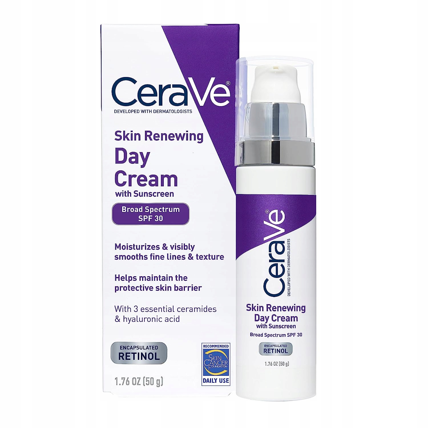 CeraVe Skin Renewing Retinol Spf 30 – krem na dzień przeciwstarzeniowy 50 g