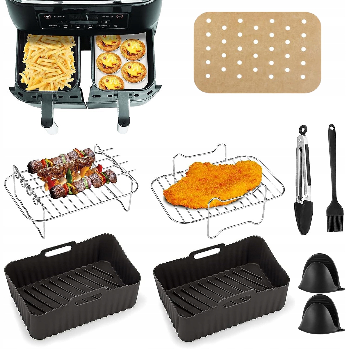 Zestaw Akcesoriów Do Frytkownicy Pasuje Do Frytownic Ninja Foodi