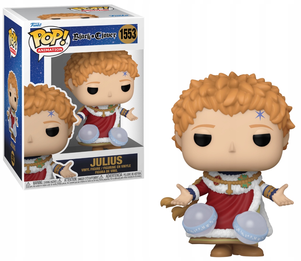 2x Sběratelská figurka Funko Pop! Animation Black Clover Julius 1553
