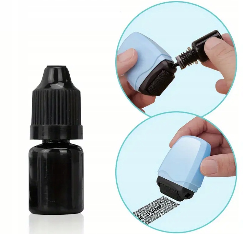 ZAKREŚLACZ DANYCH security stamp TUSZ czarny 5ml