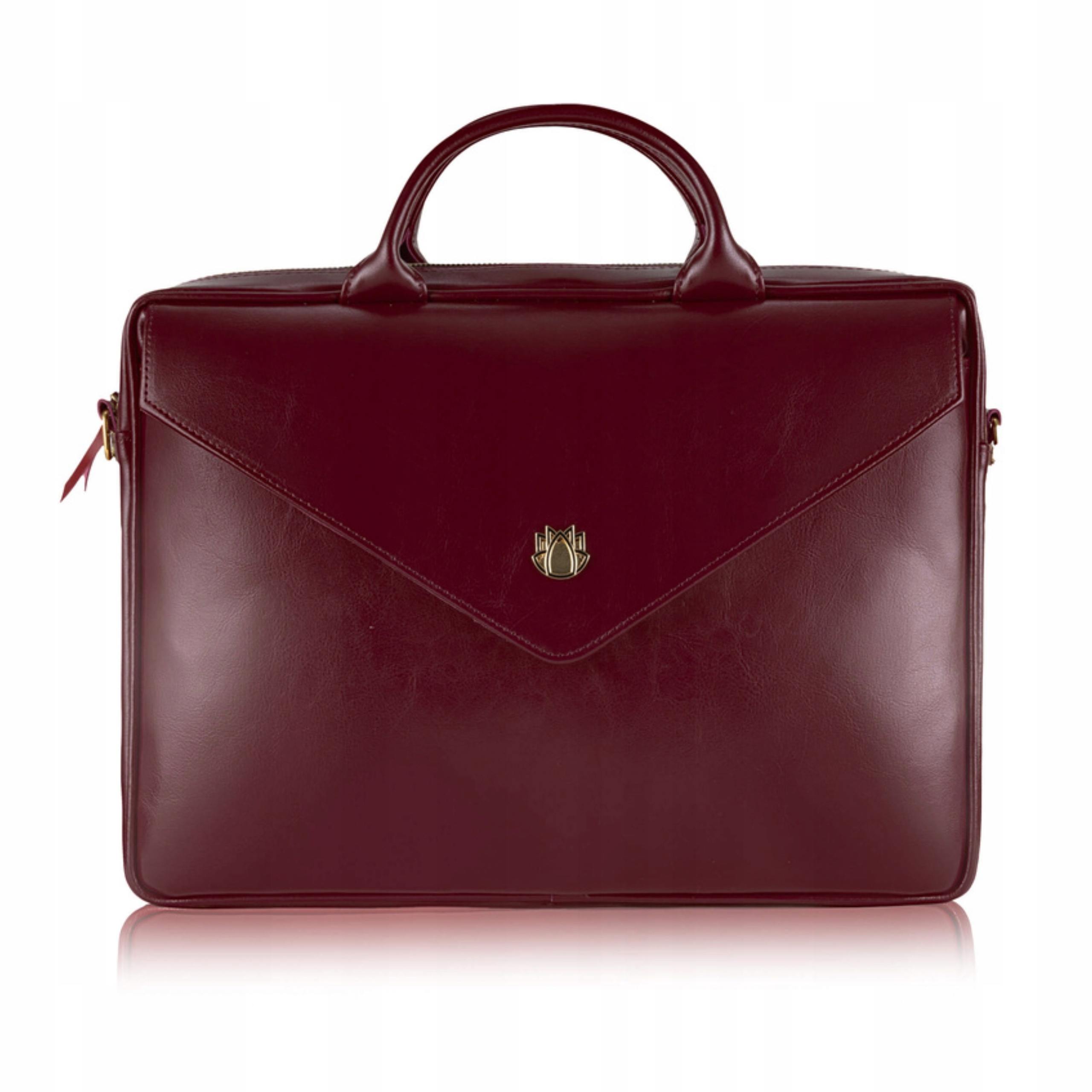 Taška na notebook přes rameno kožená aktovka pro obchodní práci Solier