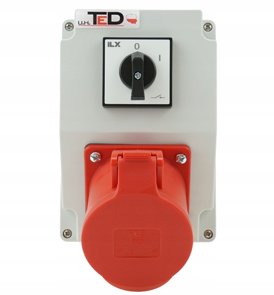 Combopol 400V 32A/5P Sada S Vypínačem 0-1