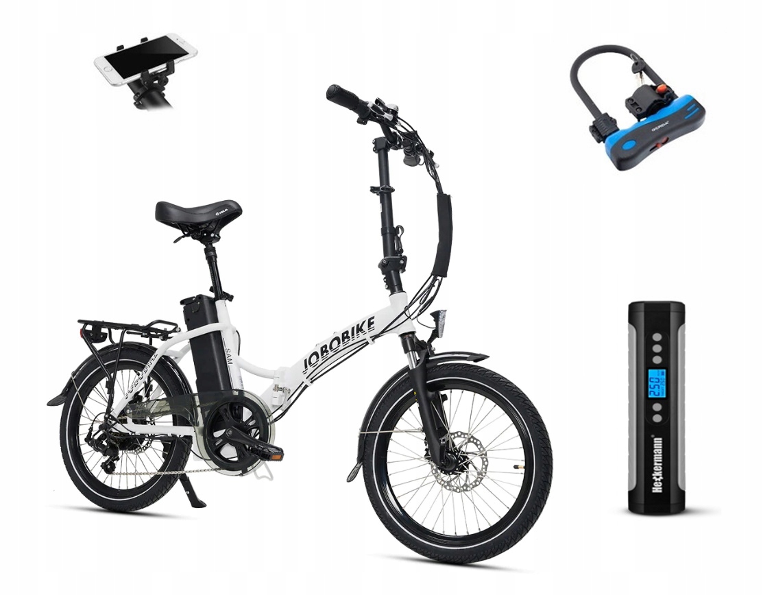 Rower elektryczny Jobobike Sam biały prod Pl