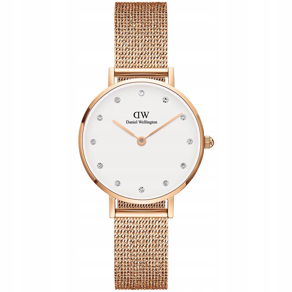 Dámské hodinky Daniel Wellington DW00100528 Zirkony růžové zlato
