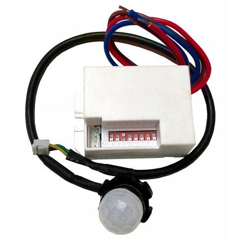 CZUJNIK RUCHU DO ZABUDOWY Z SONDĄ ZEWNĘTRZNĄ 800W