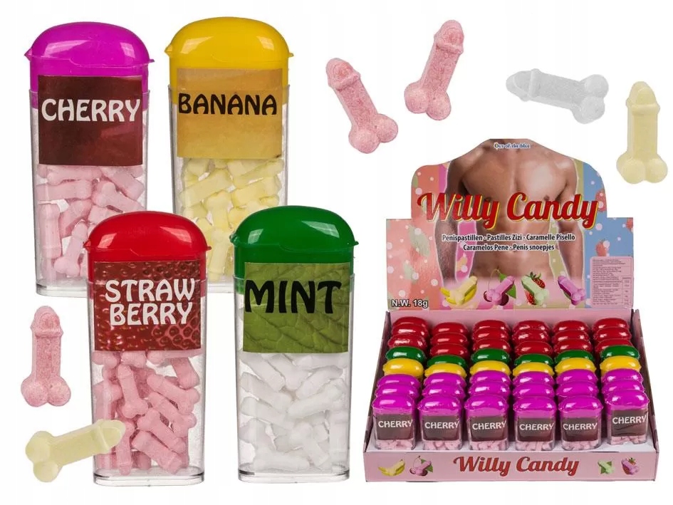 Słodycze-Penis Candy (różne Kolory)