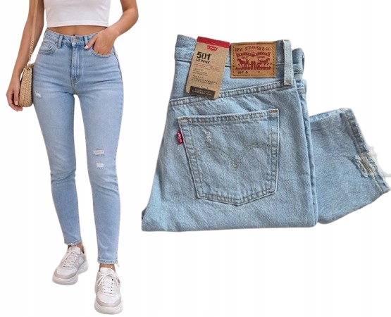 Dámské džíny Levi's 501 Skinny W29 L28 29x28 L Výprodej 429 zł