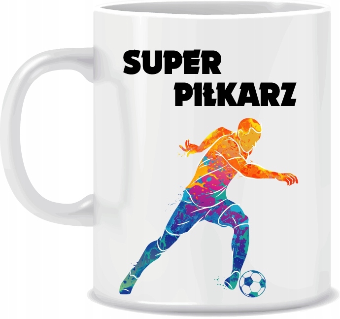 

Kubek Super Piłkarza z imieniem i numerem 330 ml