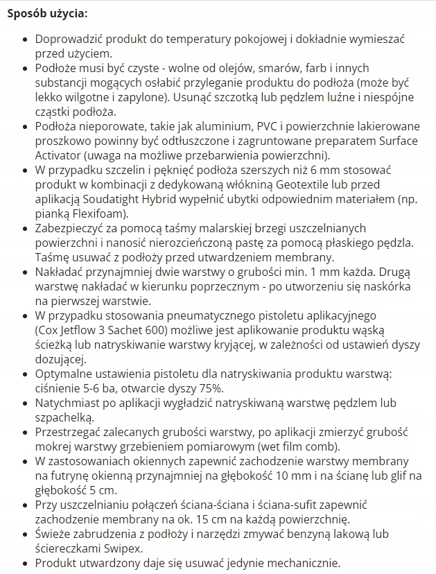 SOUDAL PŁYNNA MEMBRANA SOUDATIGHT HYBRID GREY 6 kg ZEWNĘTRZNA Marka Soudal