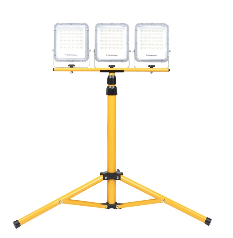 GERMINA HALOGEN NA STATYWIE 3X50W BARWA ZIMNA