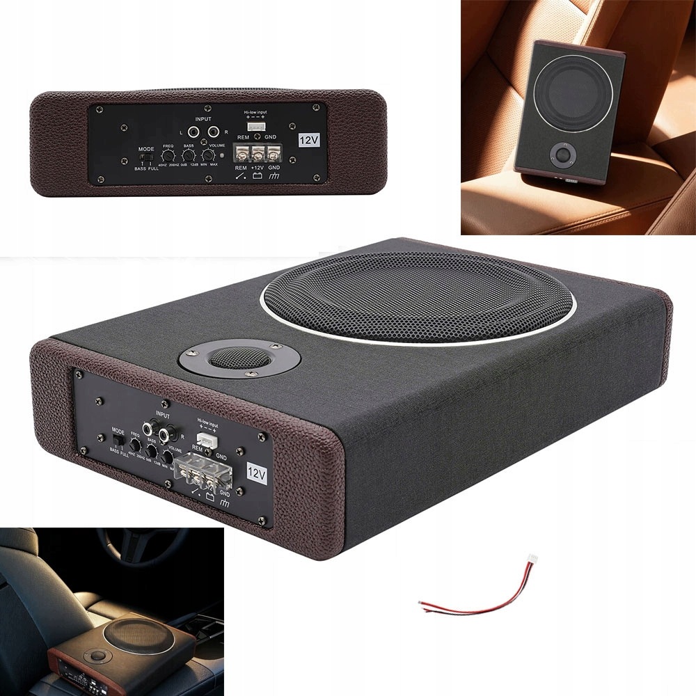 Aktívny Subwoofer 600 W Pod Sedadlo Automobilového Sedadla Pre Motorovú Loď