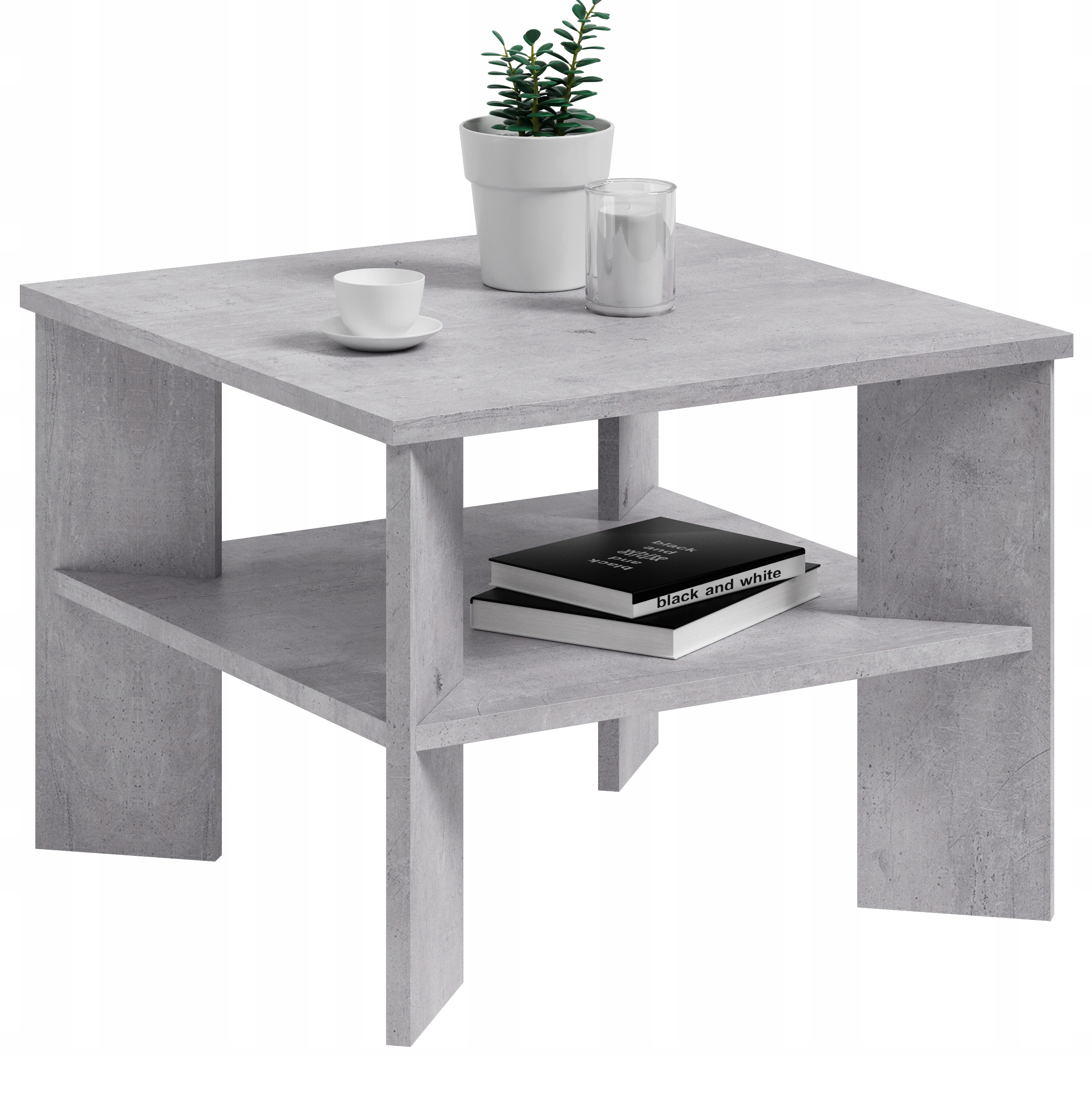 Stolik kawowy Arław kwadratowy 60 x 60 x 47cm dąb craft • Cena, Opinie ...