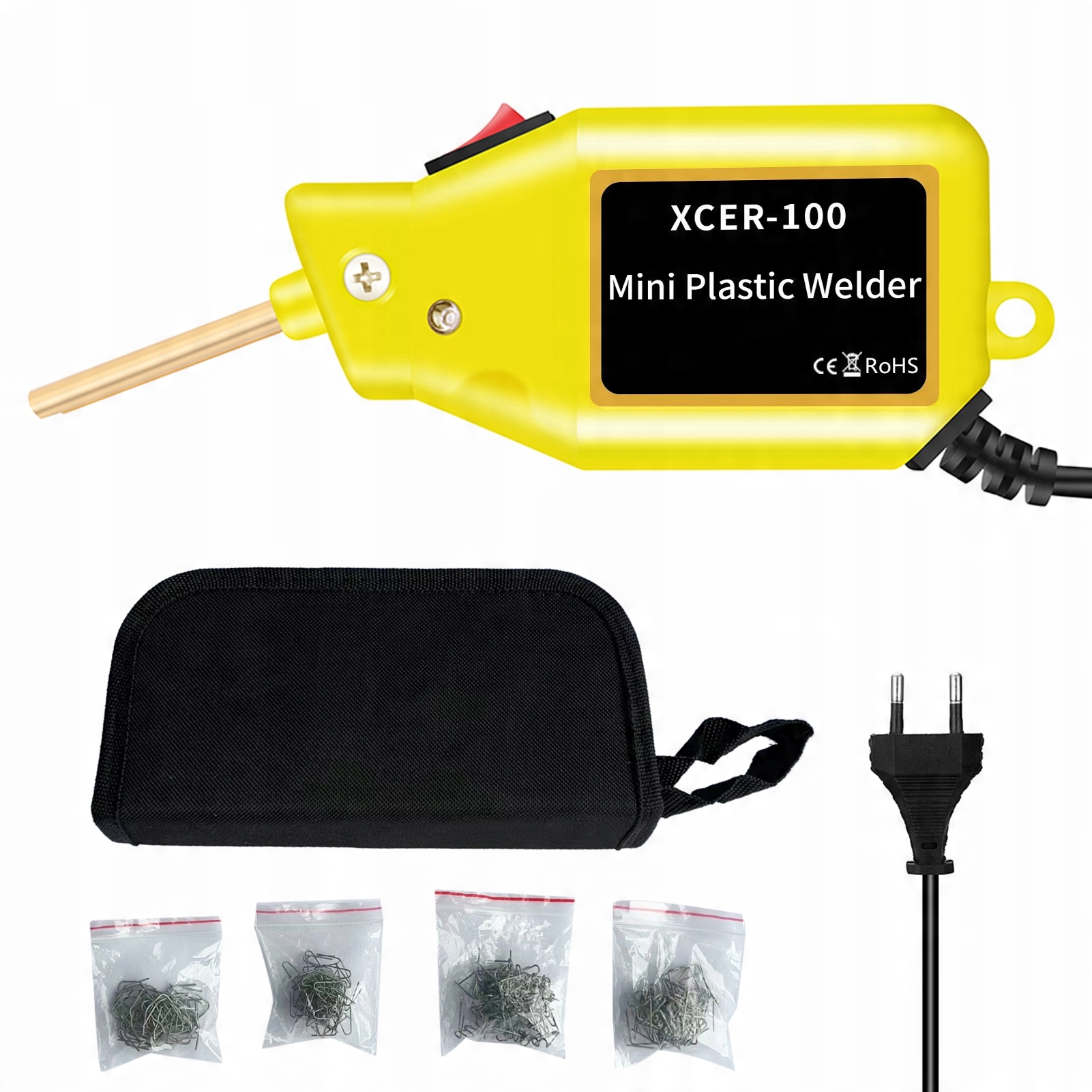 

100W Zszywarka Do Plastiku Spawarka 200szt Zszywek
