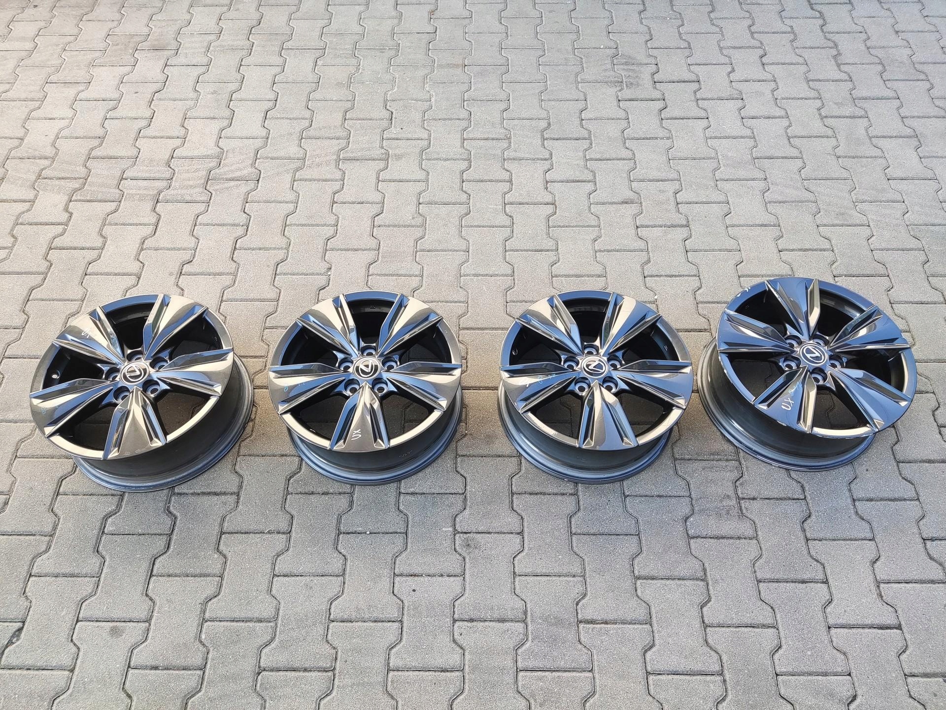 disques d'aluminium 17 LEXUS UX 2018-2021 5X114,3 6,5J ET40 KOMPLET