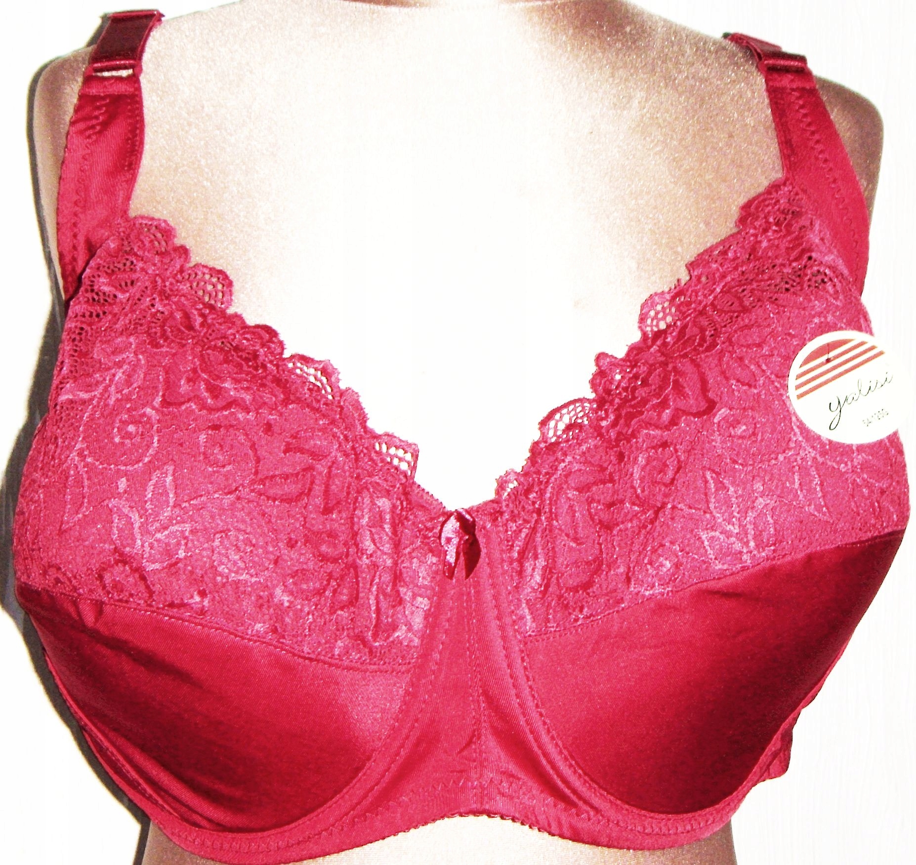 BIUSTONOSZ STANIK DAMSKI KORONKA BIAŁY rozm.38\85D YALISI Kolor biały