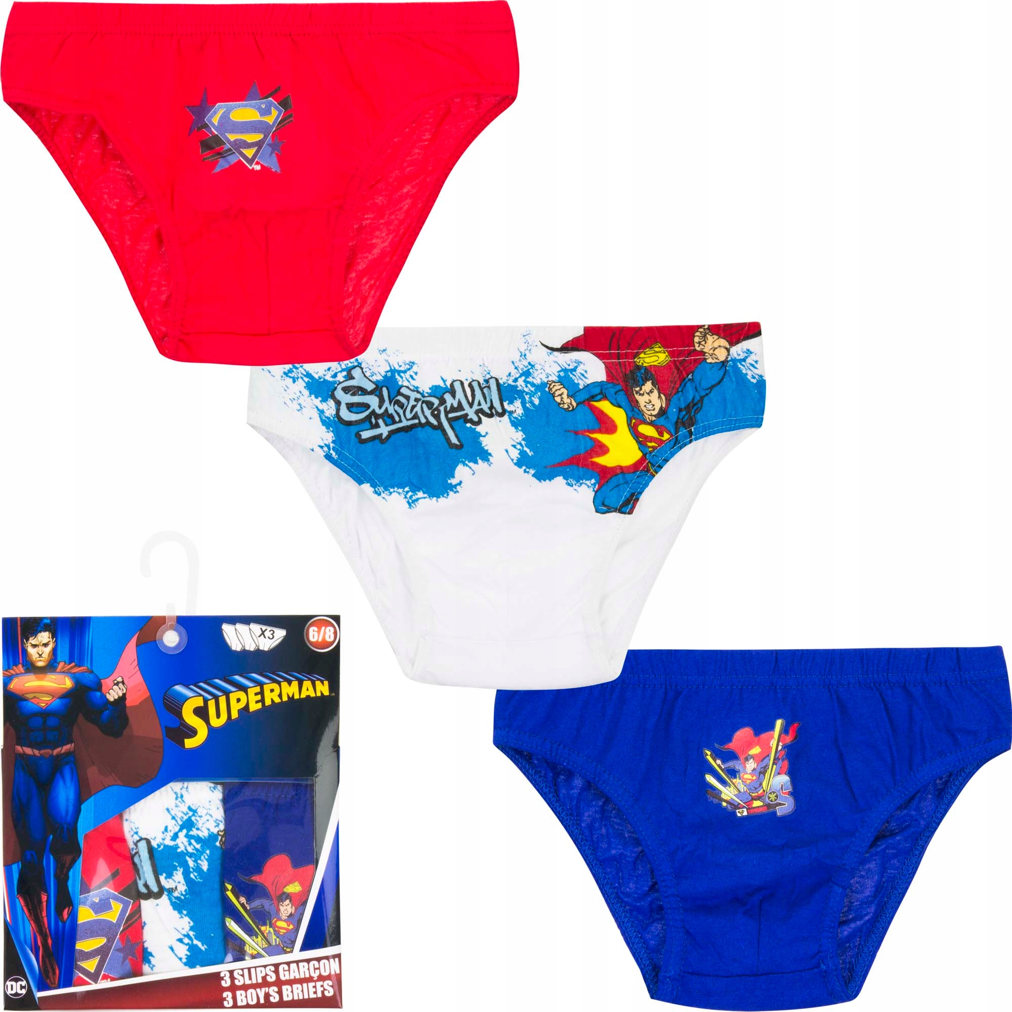 

Majtki 6/8 lat Superman 116/128 cm 3-pak