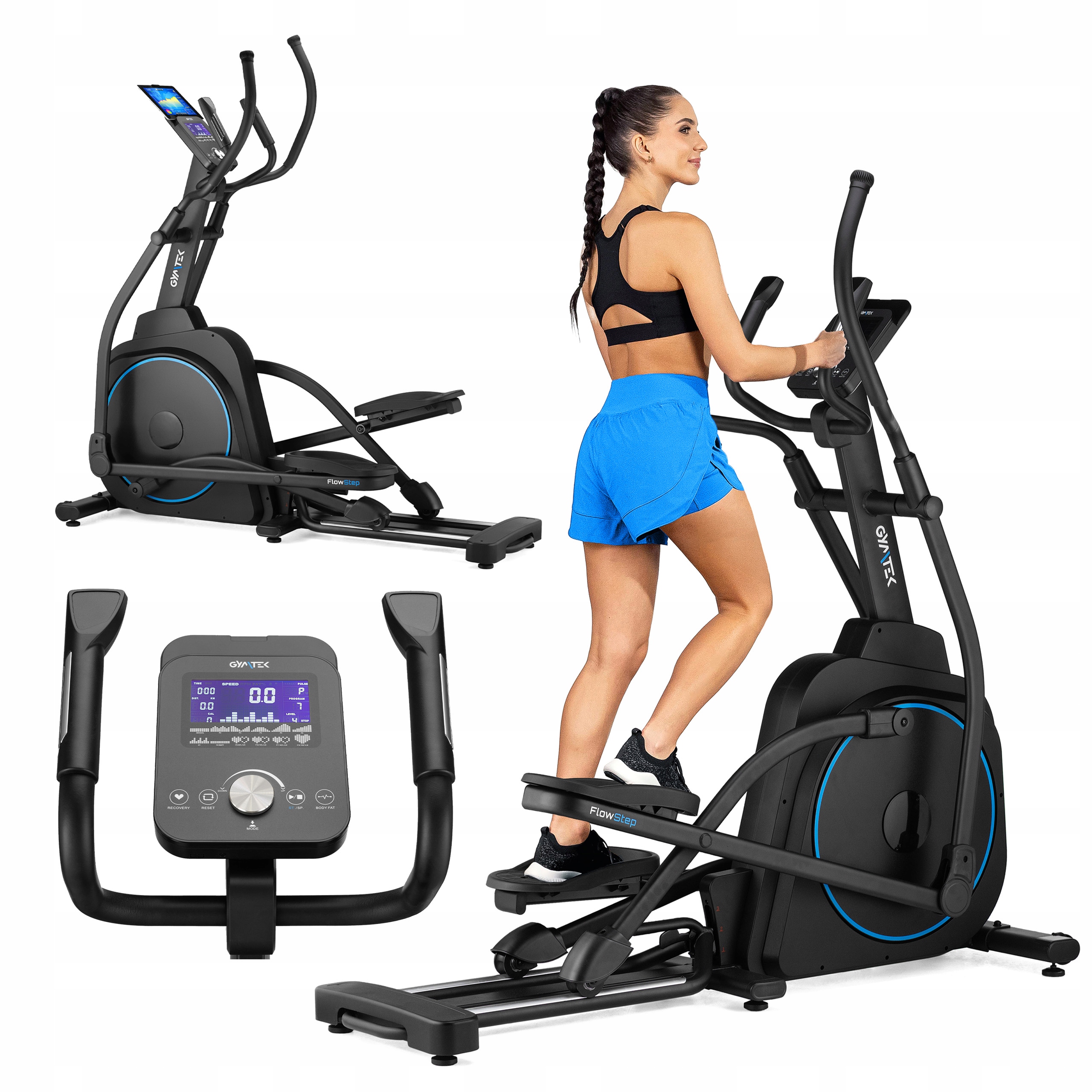 Orbi-trek Trenażer Eliptyczny Elektromagnetyczny Do 150KG XCF7500 Gymtek