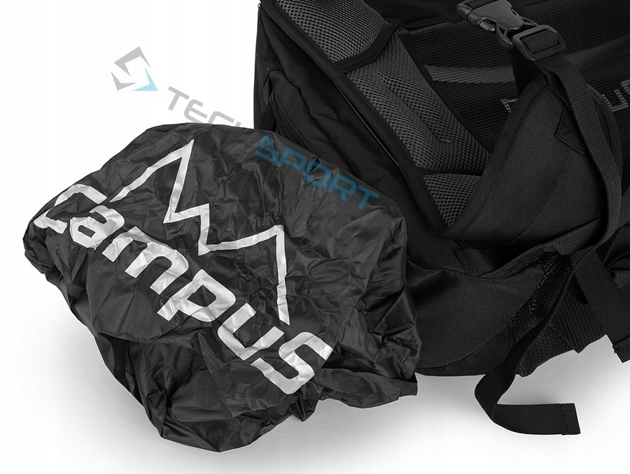 PLECAK TREKKINGOWY CAMPUS HORTON 45L CZERWONY Kolor dominujący odcienie szarości